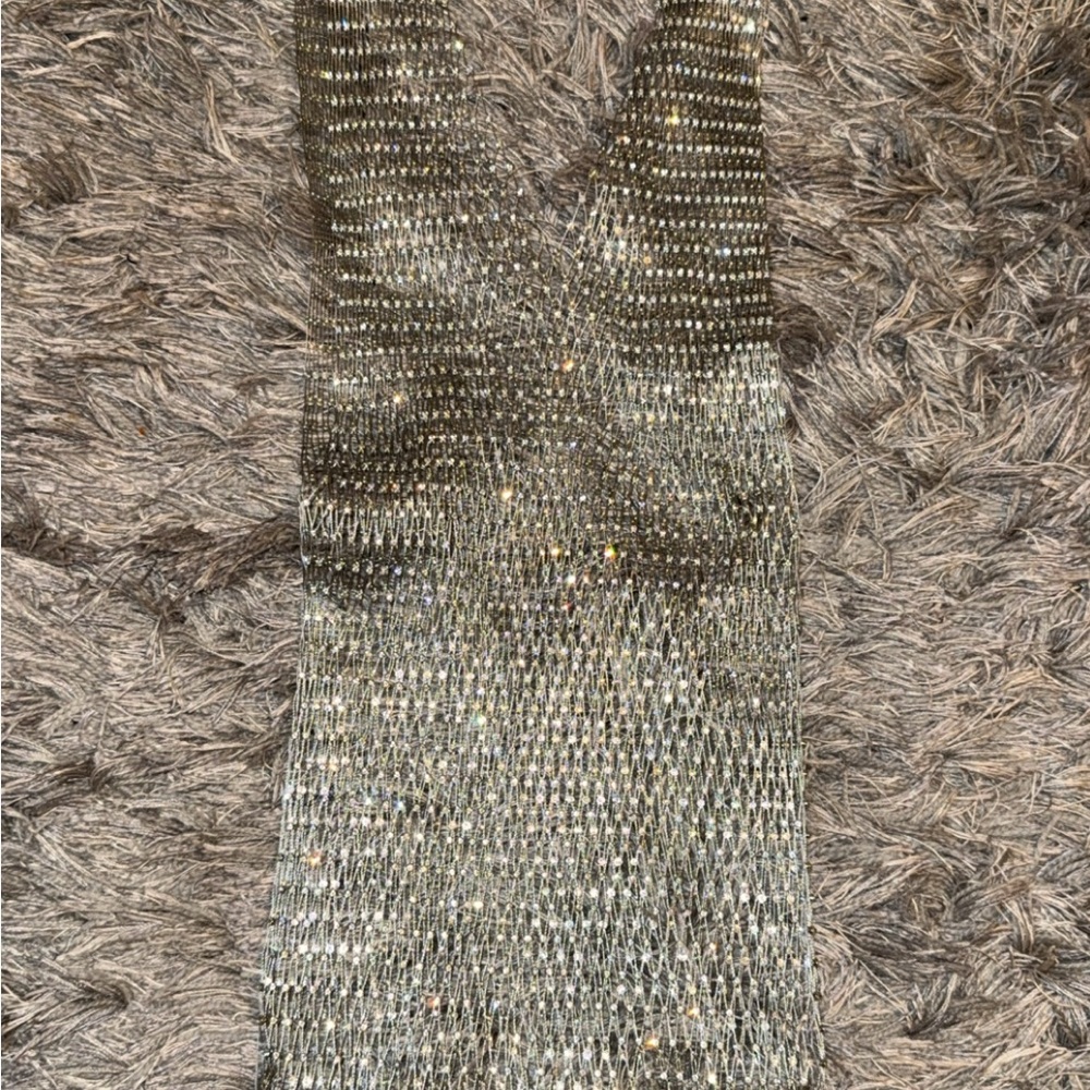Elegant See Through Rhinestone Top